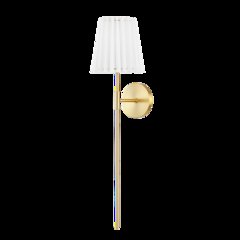 Demi Wall Sconce, Aged Brass