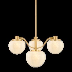 Kristen Chandelier, Aged Brass