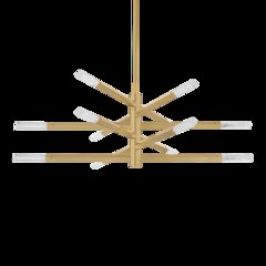 Strasbourg Chandelier, Vintage Brass