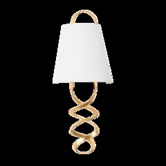 Dota Wall Sconce, Vintage Gold Leaf