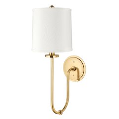 Jericho Wall Sconce, Aged Brass