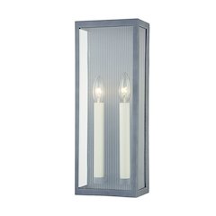 Vail Exterior Wall Sconce, Weathered Zinc
