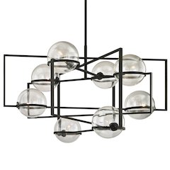 Elliot Chandelier, Texture Black