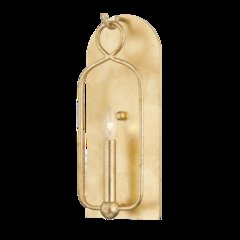 Mallory Wall Sconce, Gold Leaf