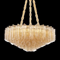 Watertown Chandelier, Aged Brass