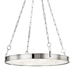 Kirby Chandelier, Polished Nickel