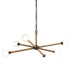 Nomad Chandelier, Bronze