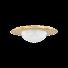 Geraldton Flush Mount, Aged Brass