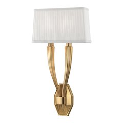 Erie Wall Sconce, Aged Brass