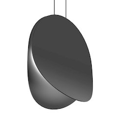 Malibu Discs Pendant, Satin Black