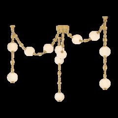 Corda Chandelier, Vintage Brass