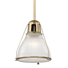 Haverhill Pendant, Aged Brass