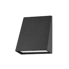 Roy Exterior Wall Sconce, Texture Black