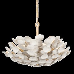 Aimi Chandelier, Vintage Gold Leaf