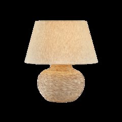 Malik Table Lamp, Patina Brass