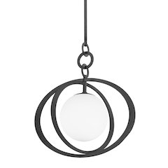 Olancha Pendant, Black Iron