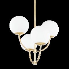 Carrie Chandelier, Aged Brass