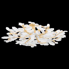 Marabec Semi Flush, Vintage Gold Leaf