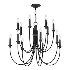 Cate Chandelier, Forged Iron