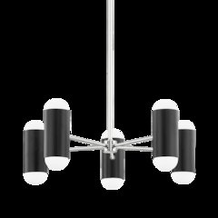 Kira Chandelier, Polished Nickel