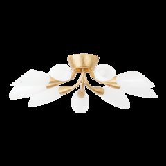 Enfield Semi Flush, Vintage Gold Leaf