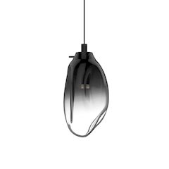 Liquid Pendant, Satin Black
