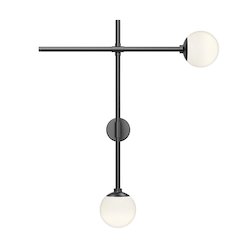 Sabon Wall Sconce, Satin Black