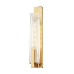 Malakai Wall Sconce, Vintage Gold Leaf