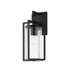 Percy Exterior Wall Sconce, Texture Black