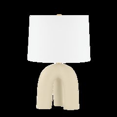 Mills Pond Table Lamp, Aged Brass