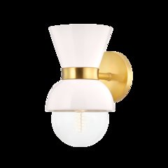 Gillian Wall Sconce, Aged Brass