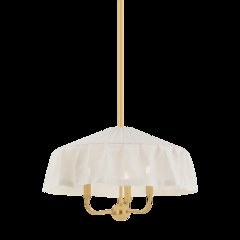 Shivonne Chandelier, Aged Brass