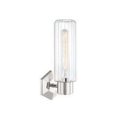Roebling Wall Sconce, Polished Nickel