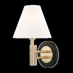 Robbie Wall Sconce, Aged Brass