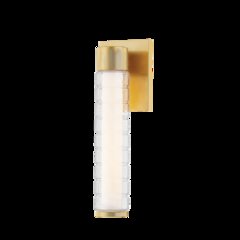 Castor Bath Sconce, Aged Brass
