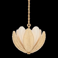 Costa Brava Chandelier, Vintage Gold Leaf