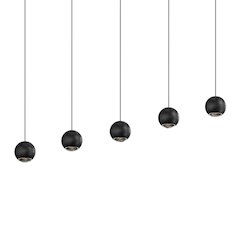 Hemisphere Pendant, Texture Black