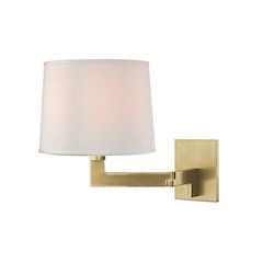 Fairport Wall Sconce, Aged Brass