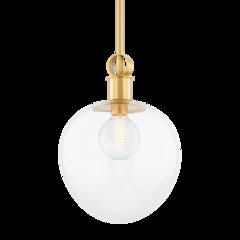 Anna Pendant, Aged Brass