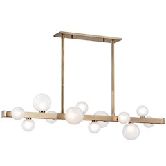 Mini Hinsdale Linear, Aged Brass