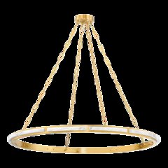 Wingate Chandelier, Aged Brass