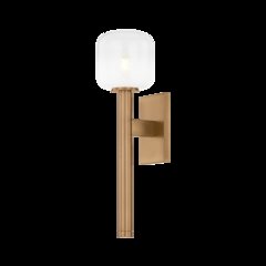 Axton Wall Sconce, Patina Brass