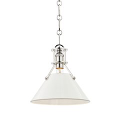 Painted No.2 Pendant, Polished Nickel