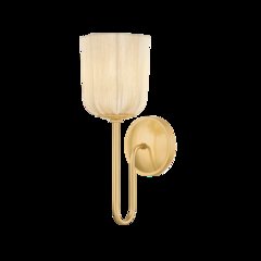 Samantha Wall Sconce, Aged Brass