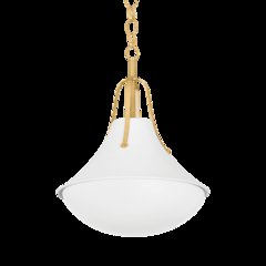Coventry Pendant, Vintage Gold Leaf