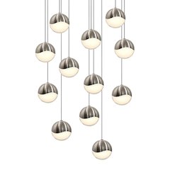 Grapes Pendant, Satin Nickel