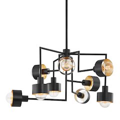 North Chandelier, Soft Black
