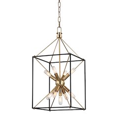 Glendale Lantern, Aged Brass