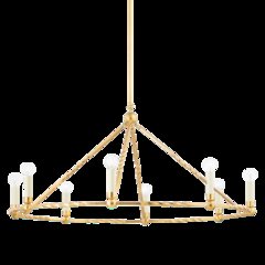 Josephine Chandelier, Vintage Gold Leaf