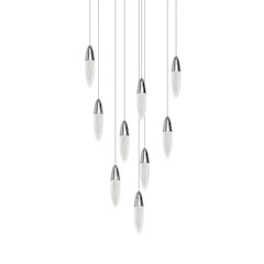 Sultana Pendant, Polished Chrome